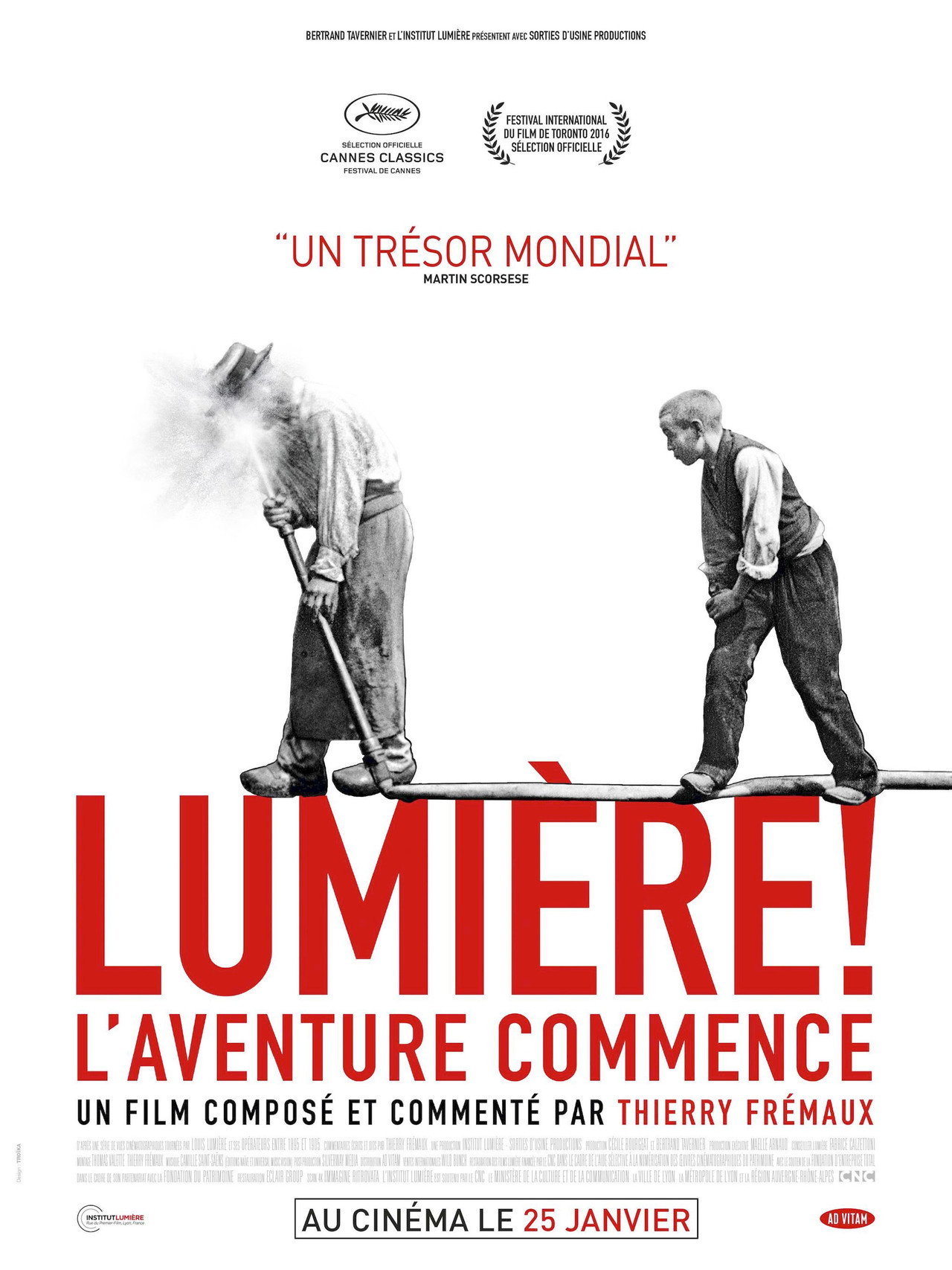 Lumière ! L'aventure commence filmaffisch
