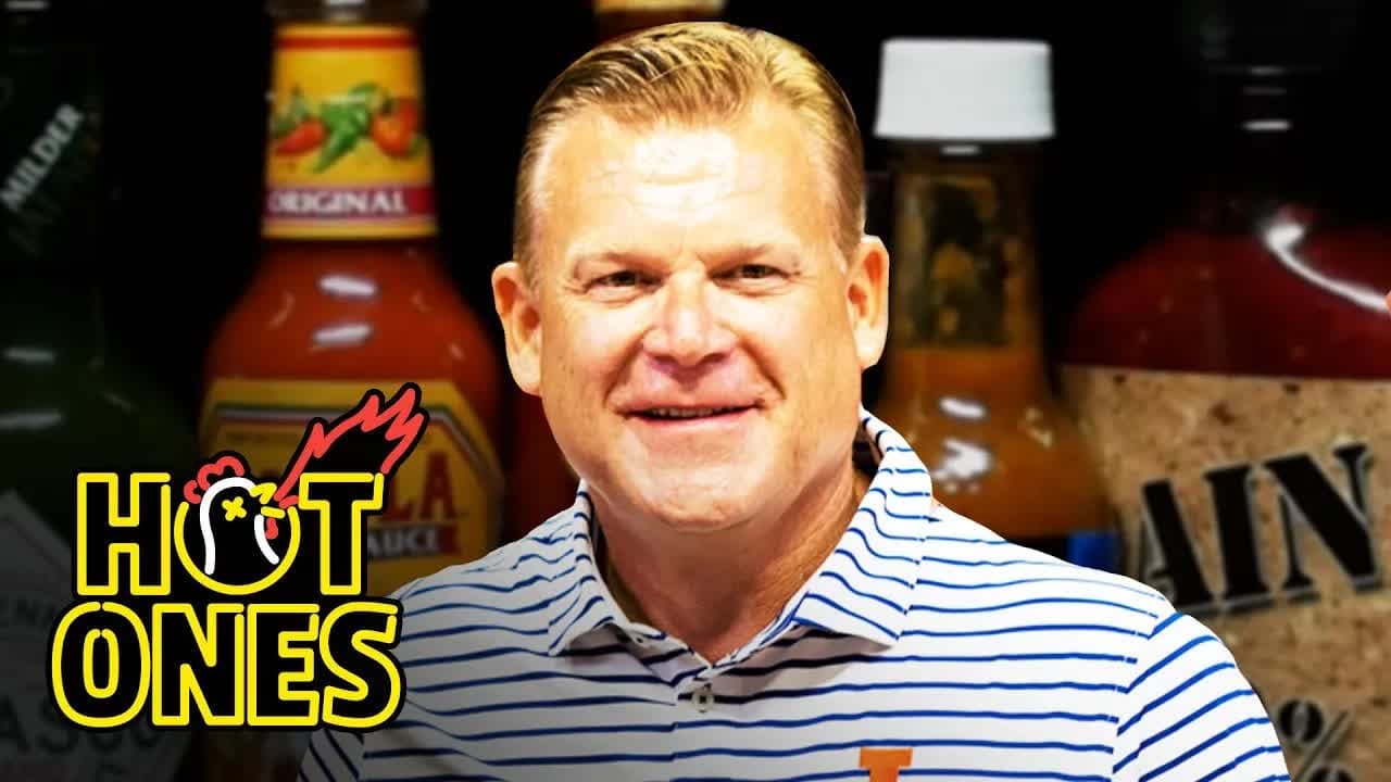Hot Ones - Season 16 Episode 10 : Coach Brad Underwood Gets Full Court Pressed by Spicy Wings