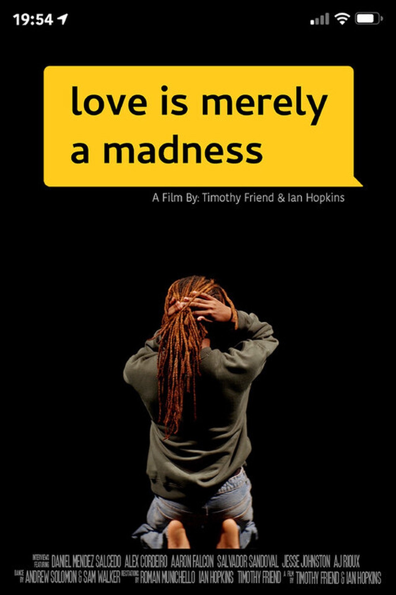 Love Is Merely a Madness
