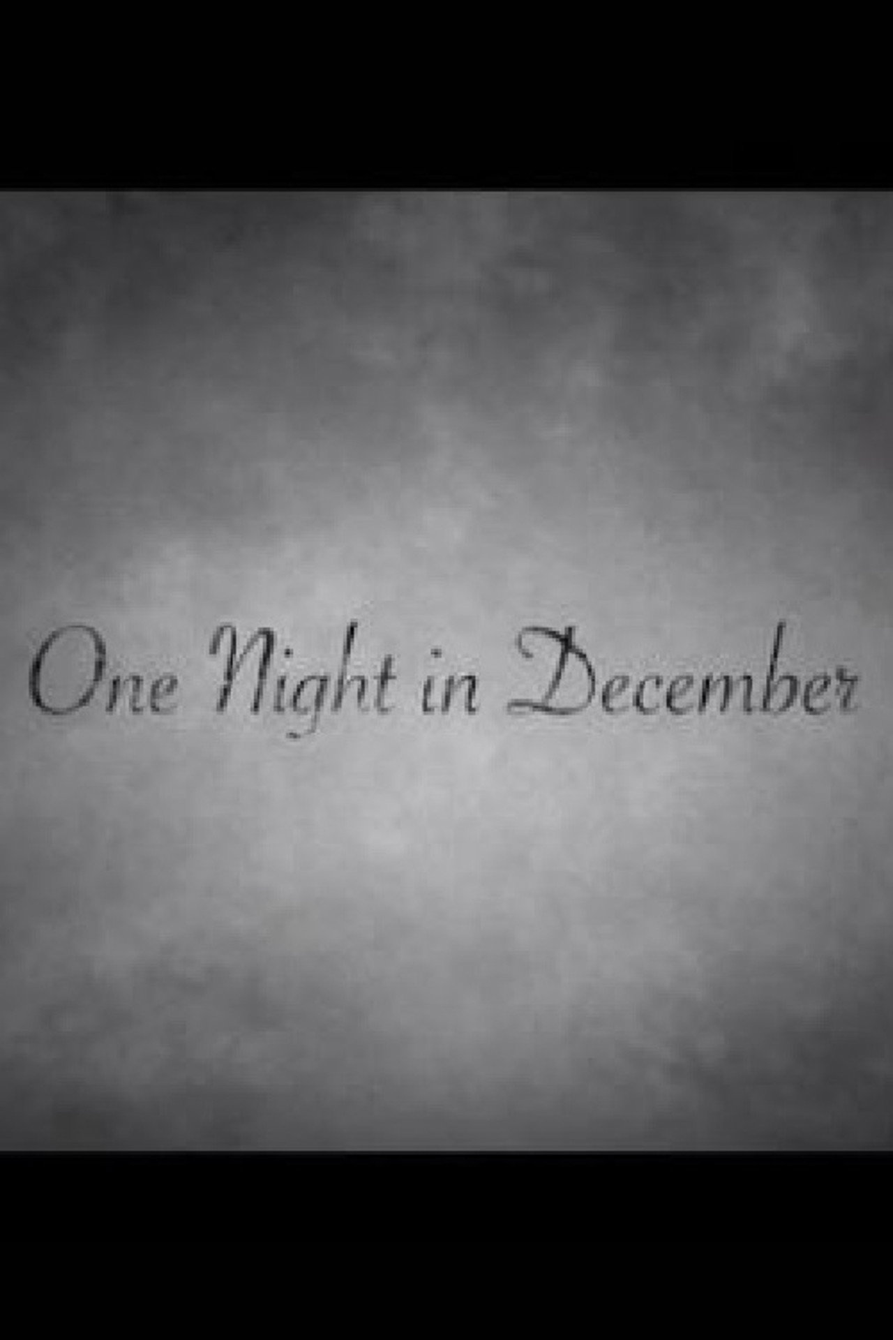 One Night in December filmaffisch