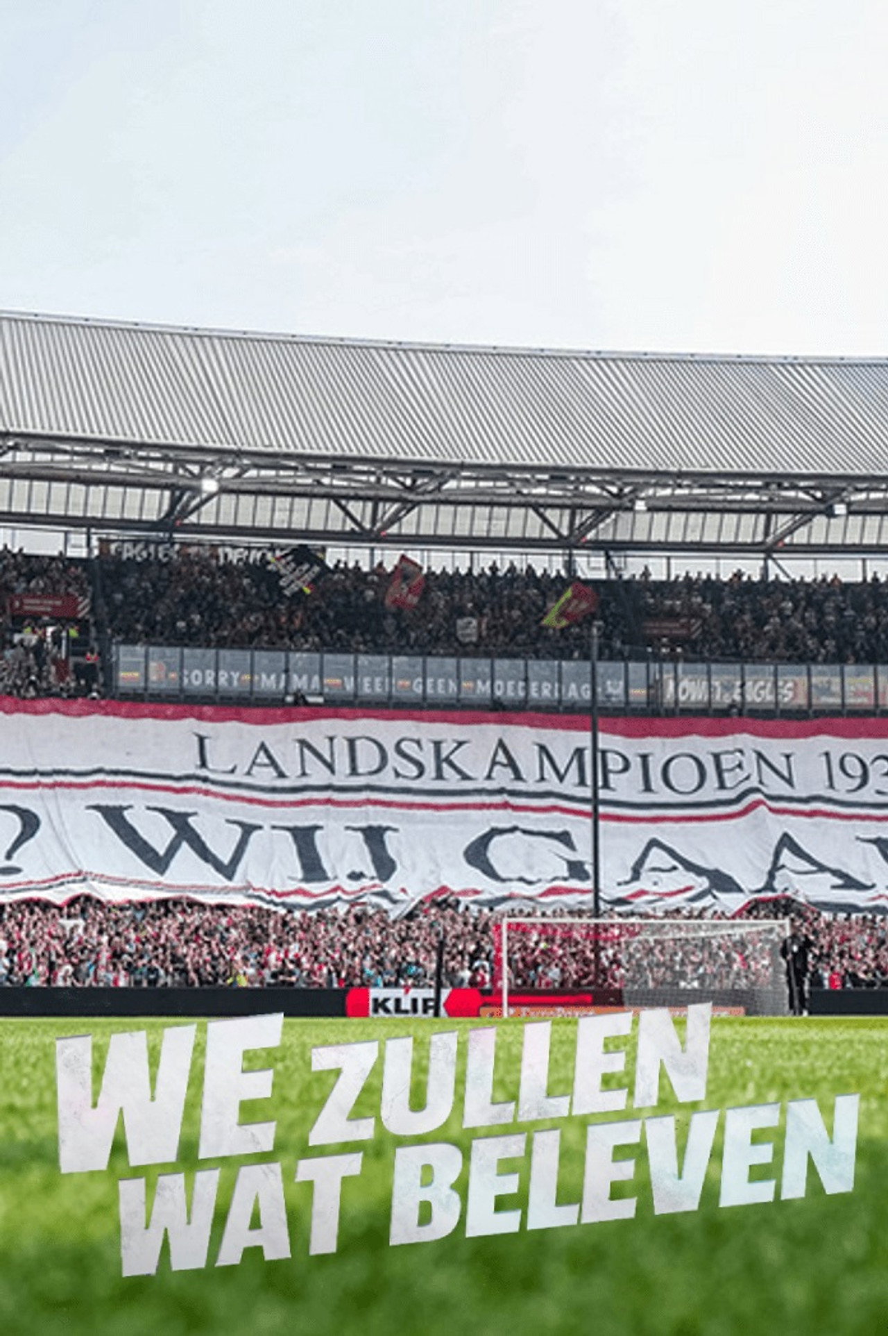 Feyenoord - We Zullen Wat Beleven affisch