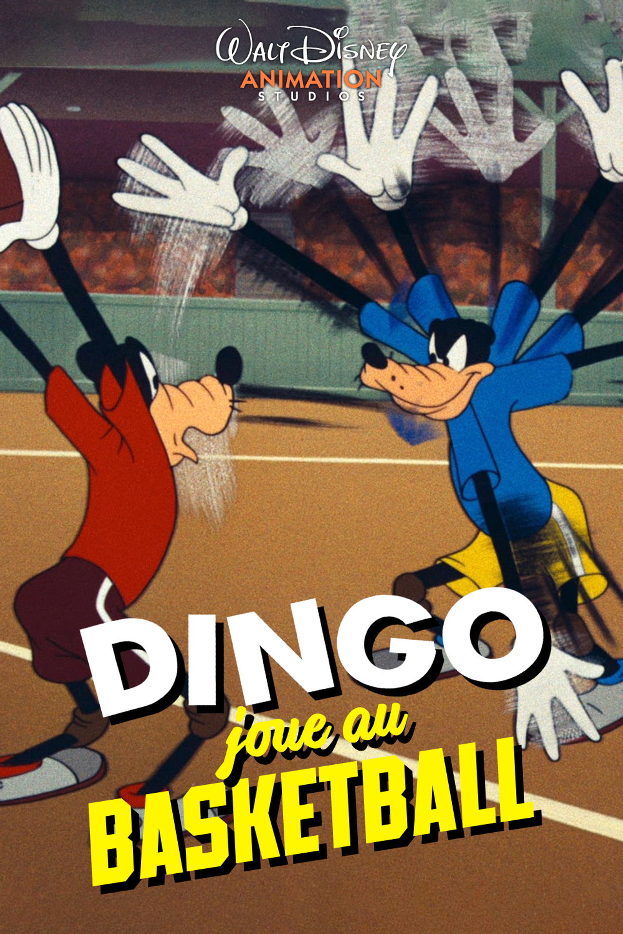 Dingo Joue au Basketball poster