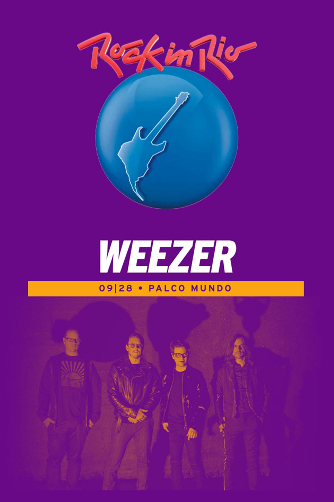 Weezer - Rock in Rio Backdrop