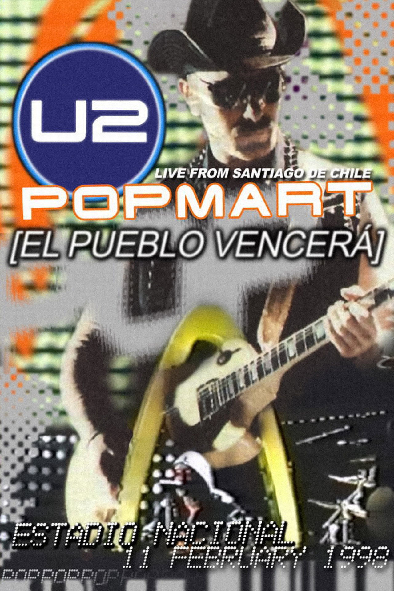 U2: Live from Santiago 1998 poster