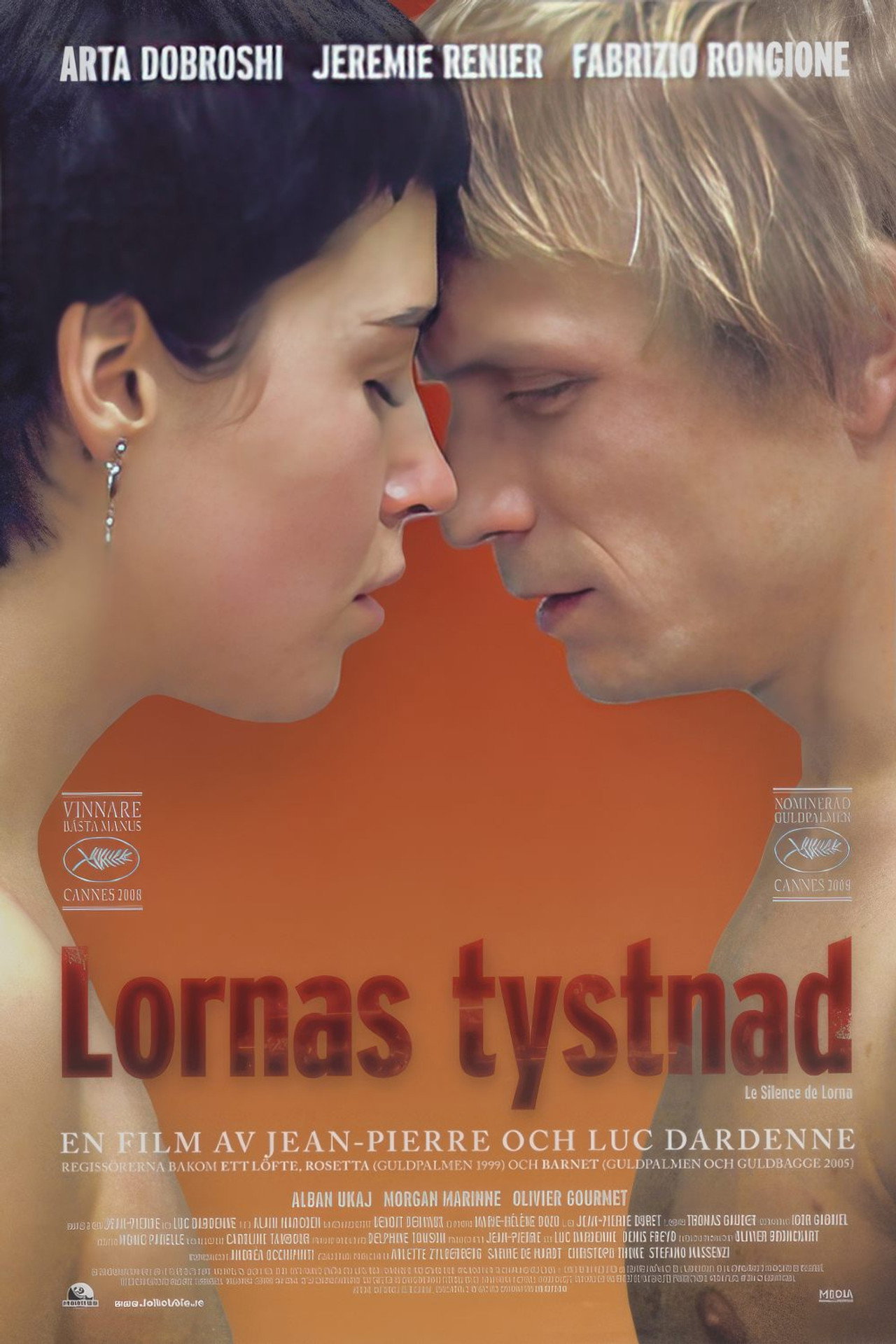 Lornas tystnad filmaffisch