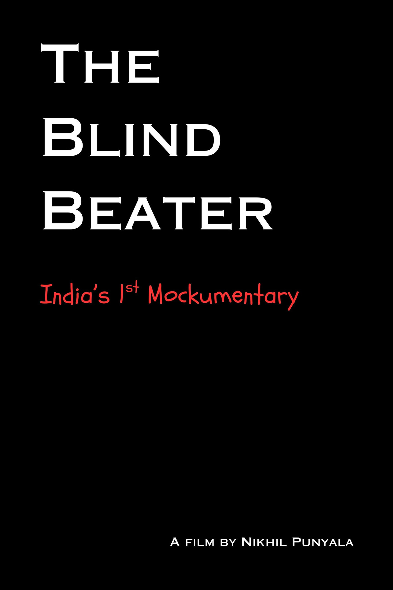 The Blind Beater filmaffisch