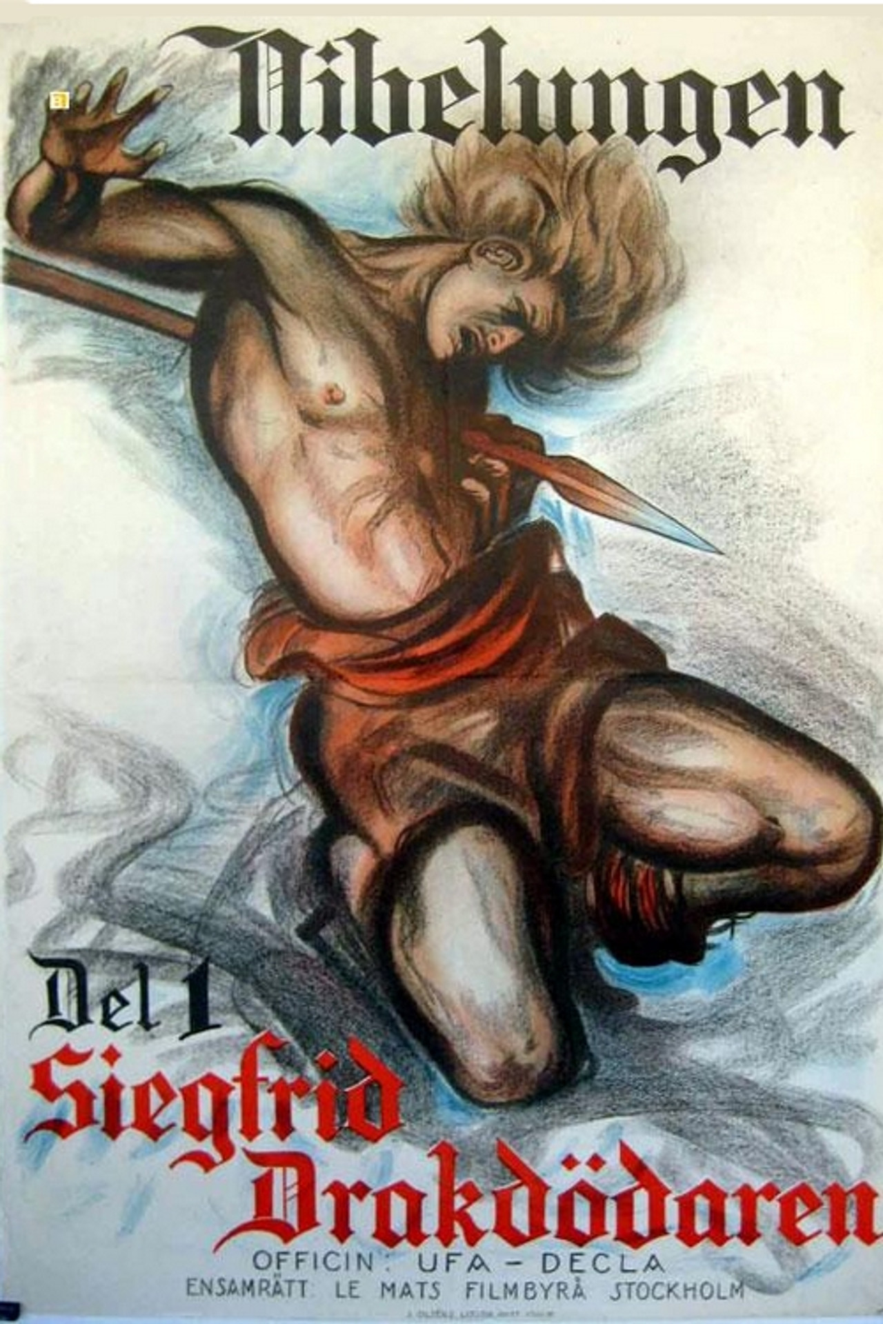 Nibelungen Del 1. Siegfried Drakdödaren filmaffisch