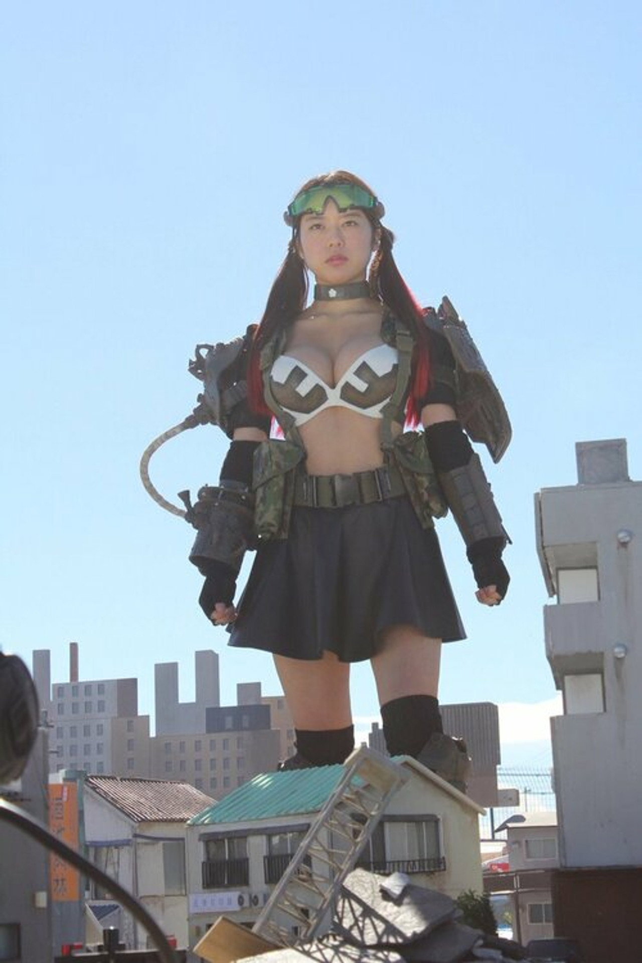 Female Weapon 701 Backdrop