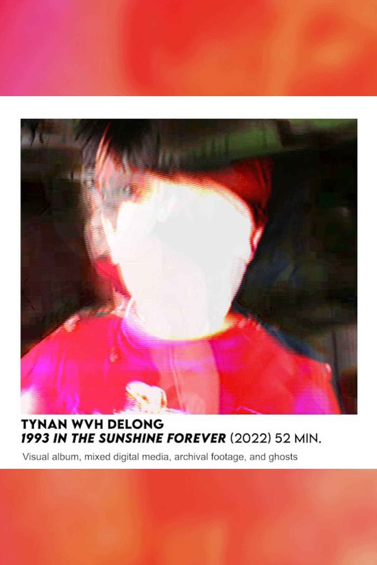 1993 In The Sunshine Forever Backdrop