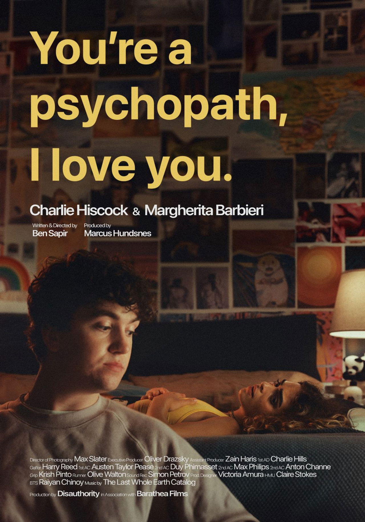 You’re A Psychopath, I Love You. Backdrop