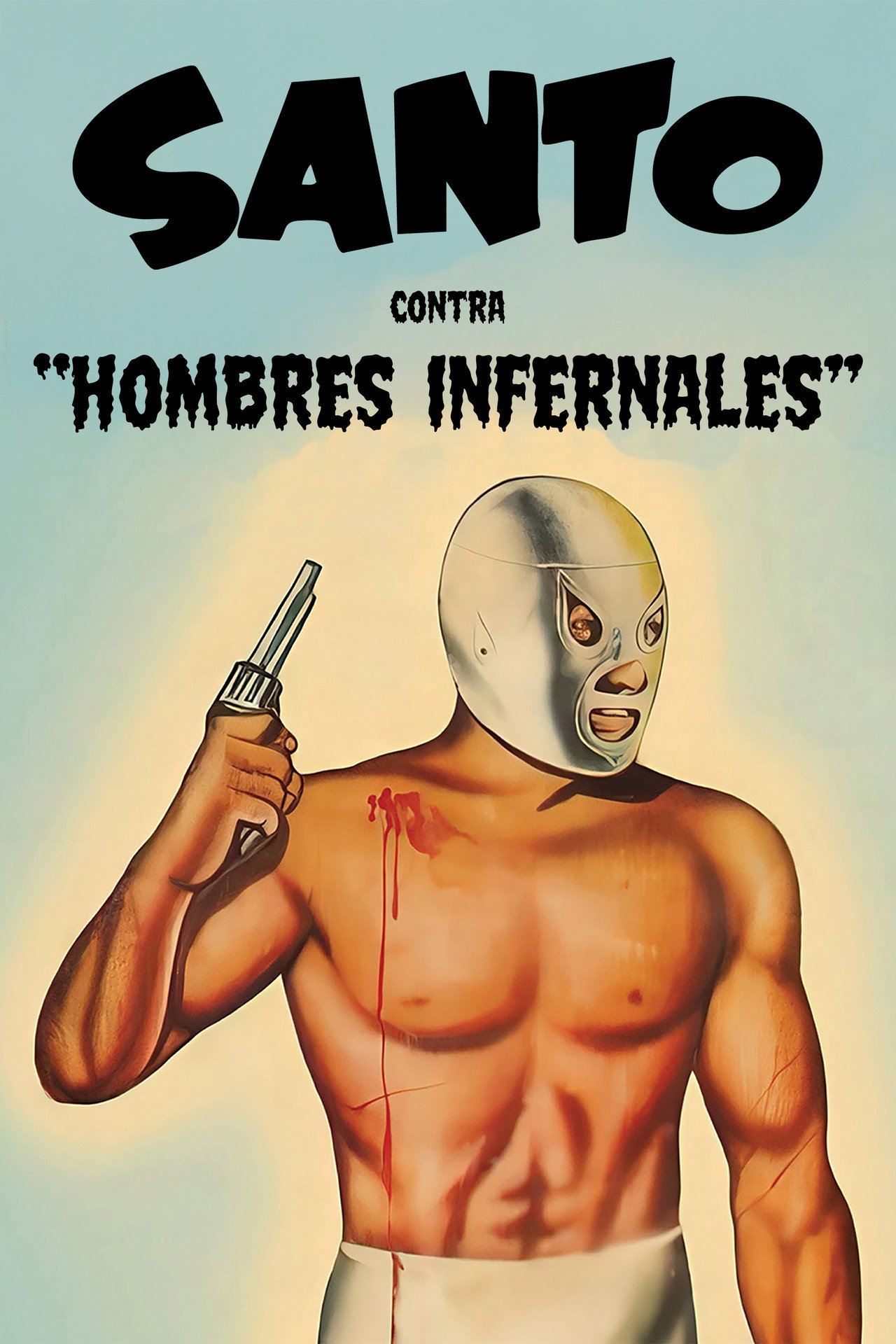 Santo contra hombres infernales filmaffisch
