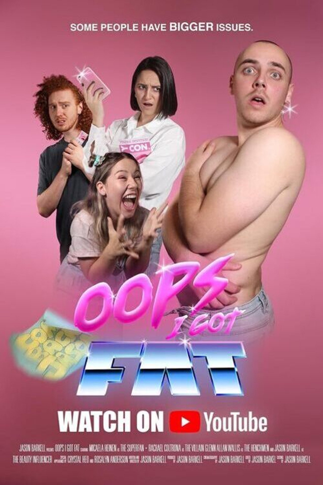 Oops I Got Fat Backdrop