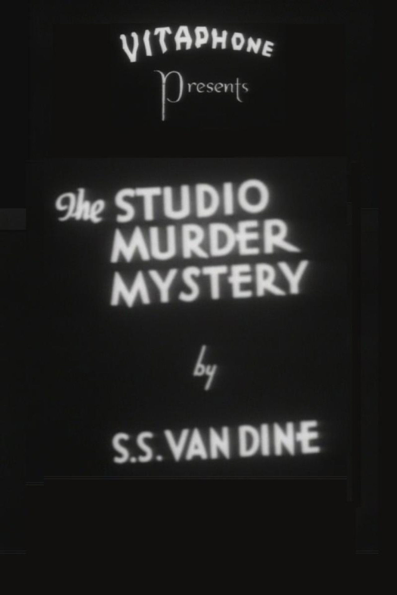 The Studio Murder Mystery Backdrop