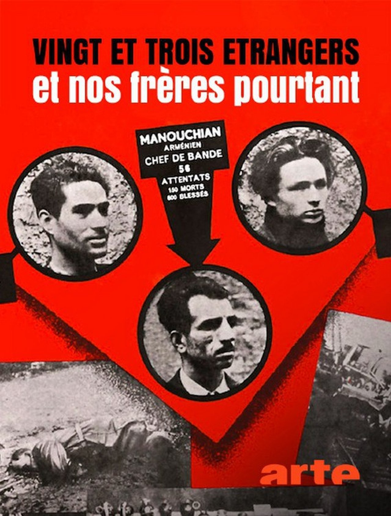 Vingt et trois étrangers et nos frères pourtant poster