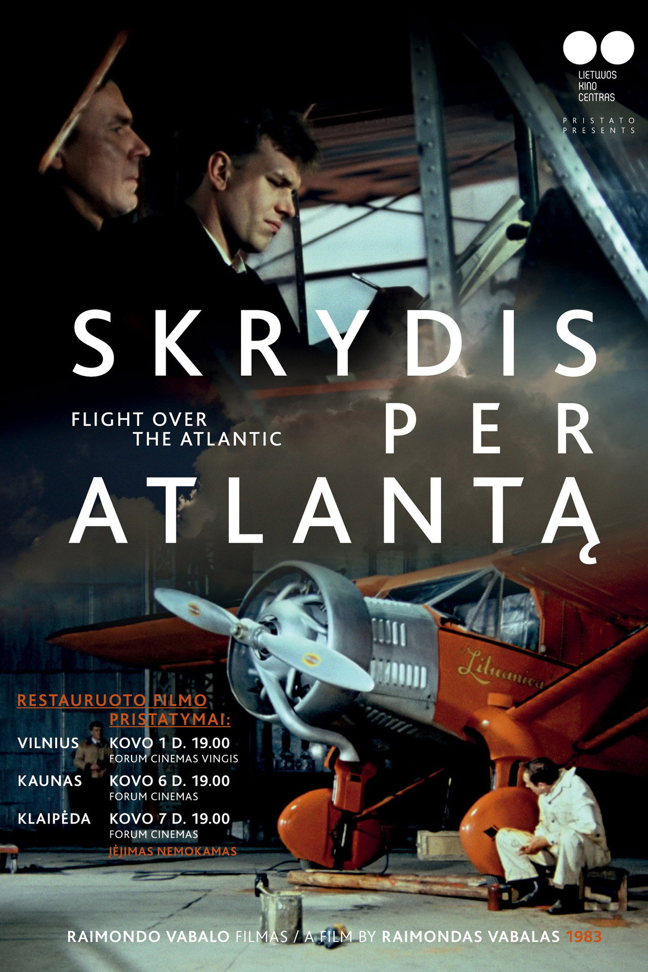 Skrydis per Atlantą filmaffisch