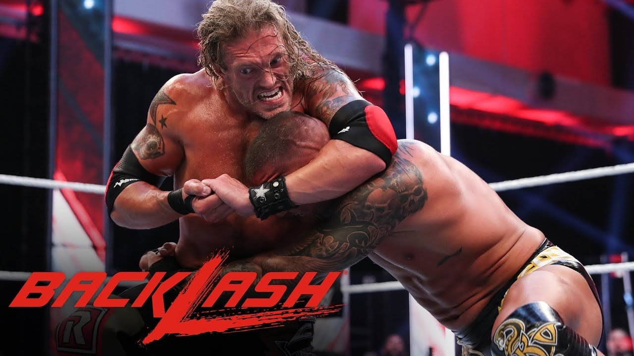 Scen från WWE Backlash 2020