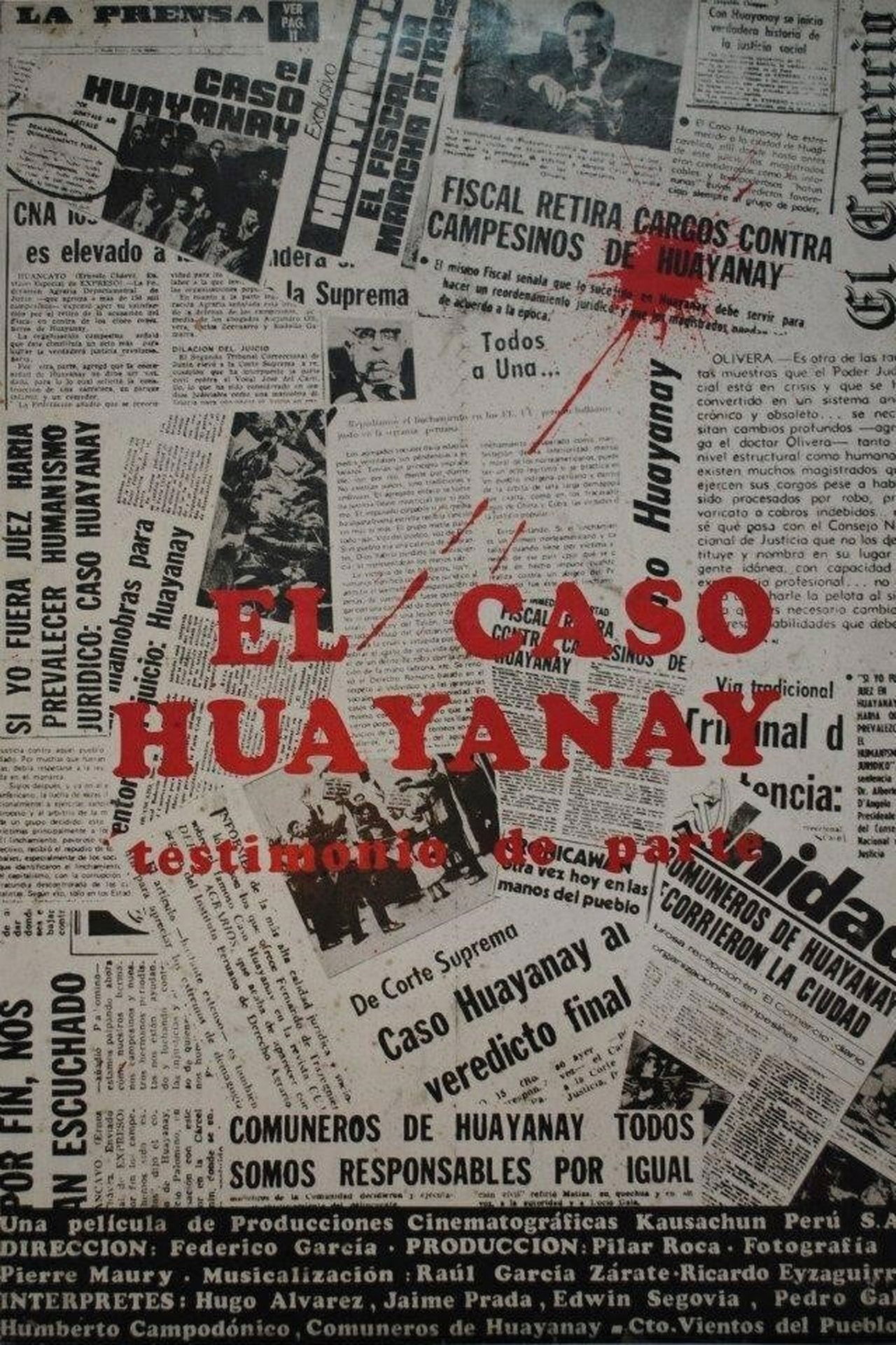 مشاهدة فيلم El Caso Huayanay: Testimonio de Parte مترجم بدون اعلانات - بوستر