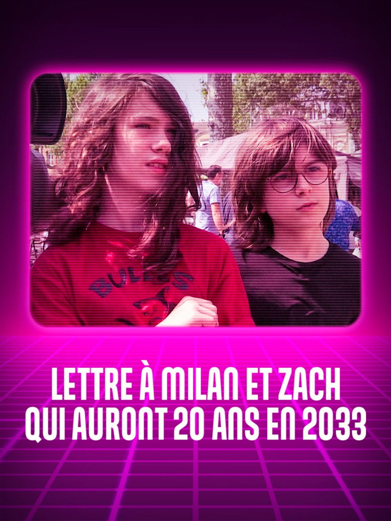 Lettre à Milan et Zach filmaffisch