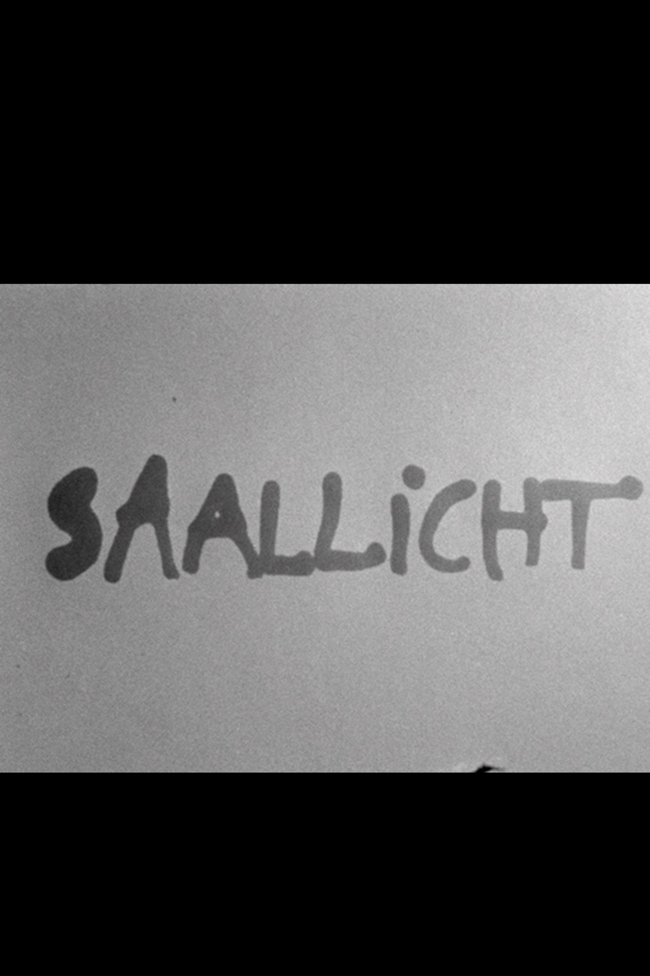 Saallicht filmaffisch