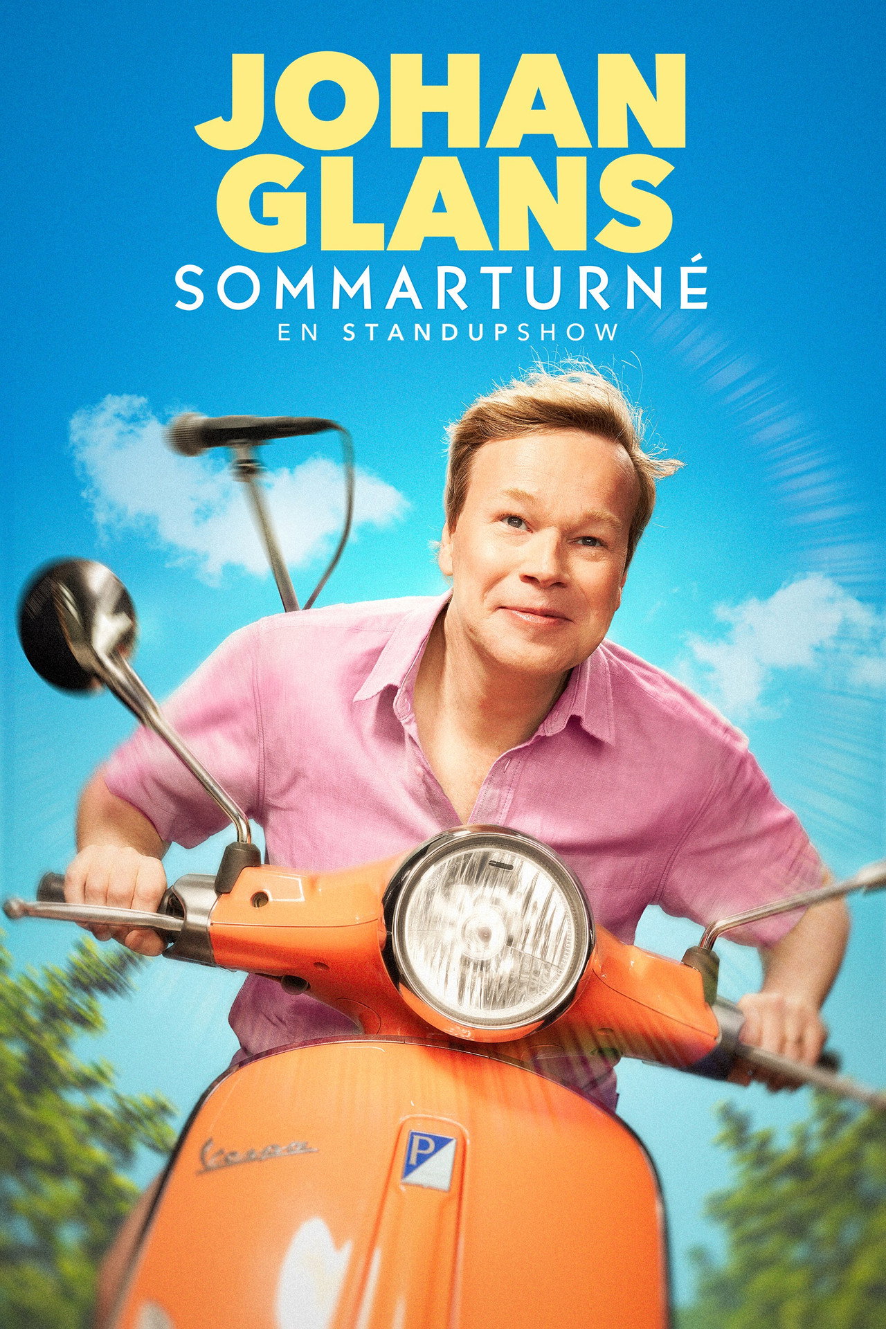 Johan Glans sommarturné - en standupshow filmaffisch