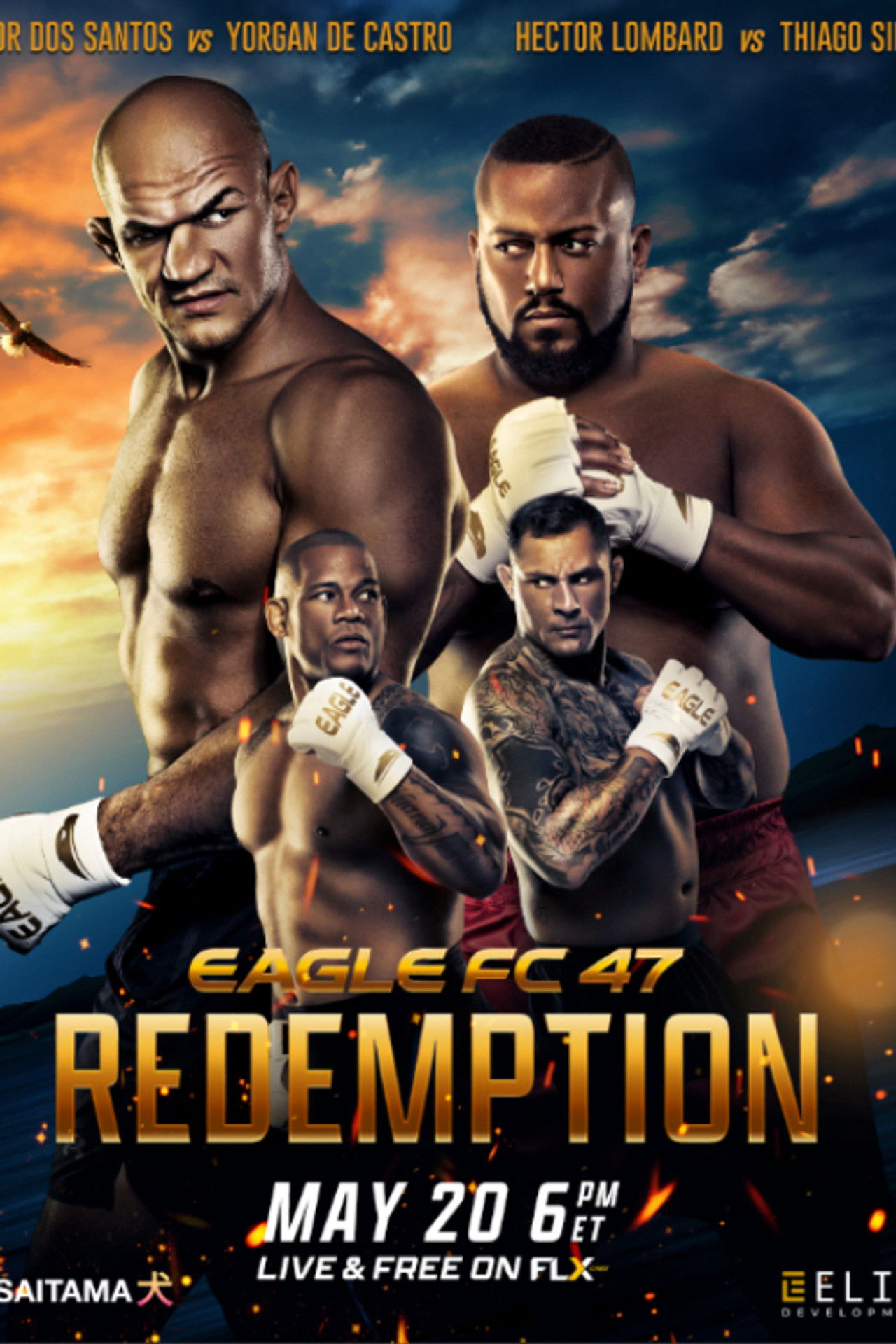 Eagle FC 47: Dos Santos vs. De Castro Backdrop