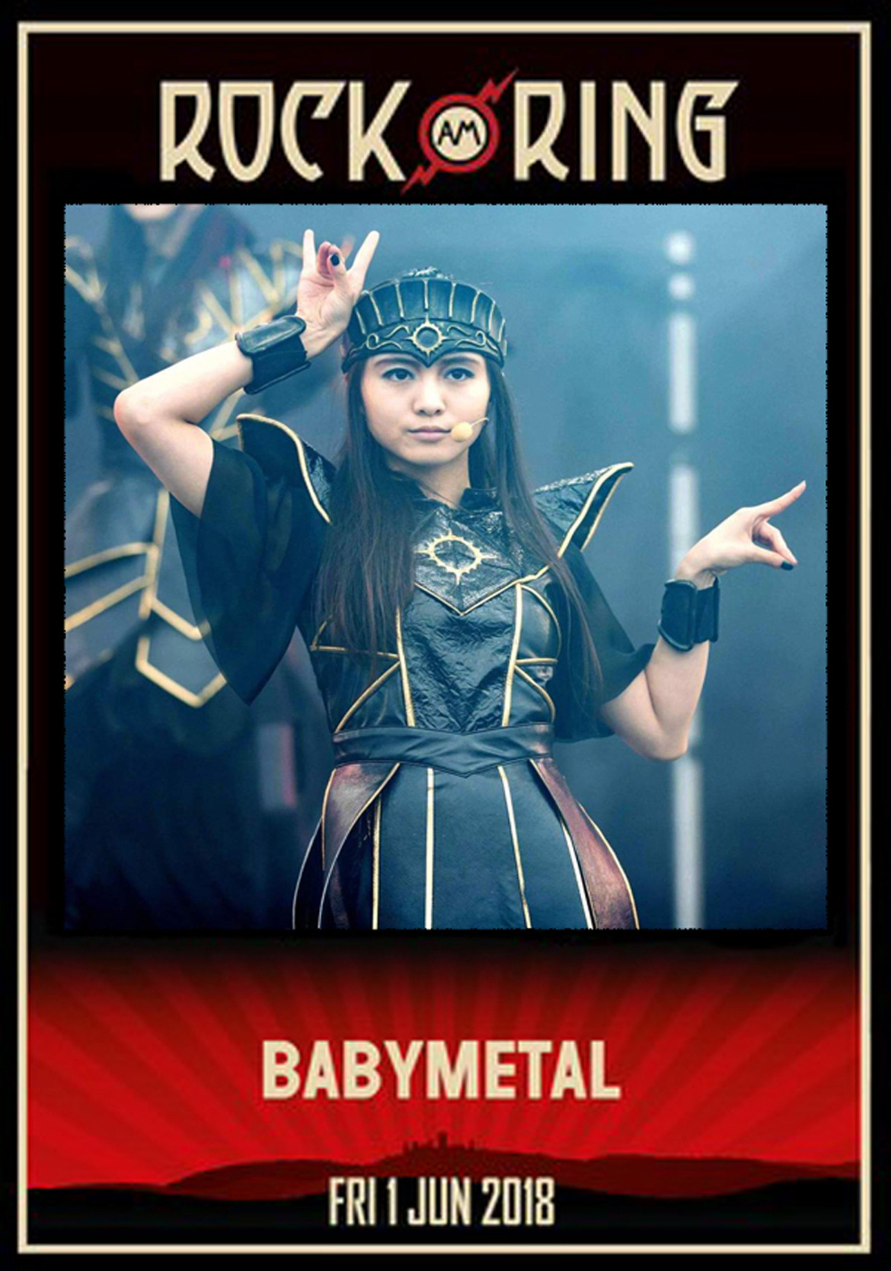 BABYMETAL - Rock am Ring Backdrop