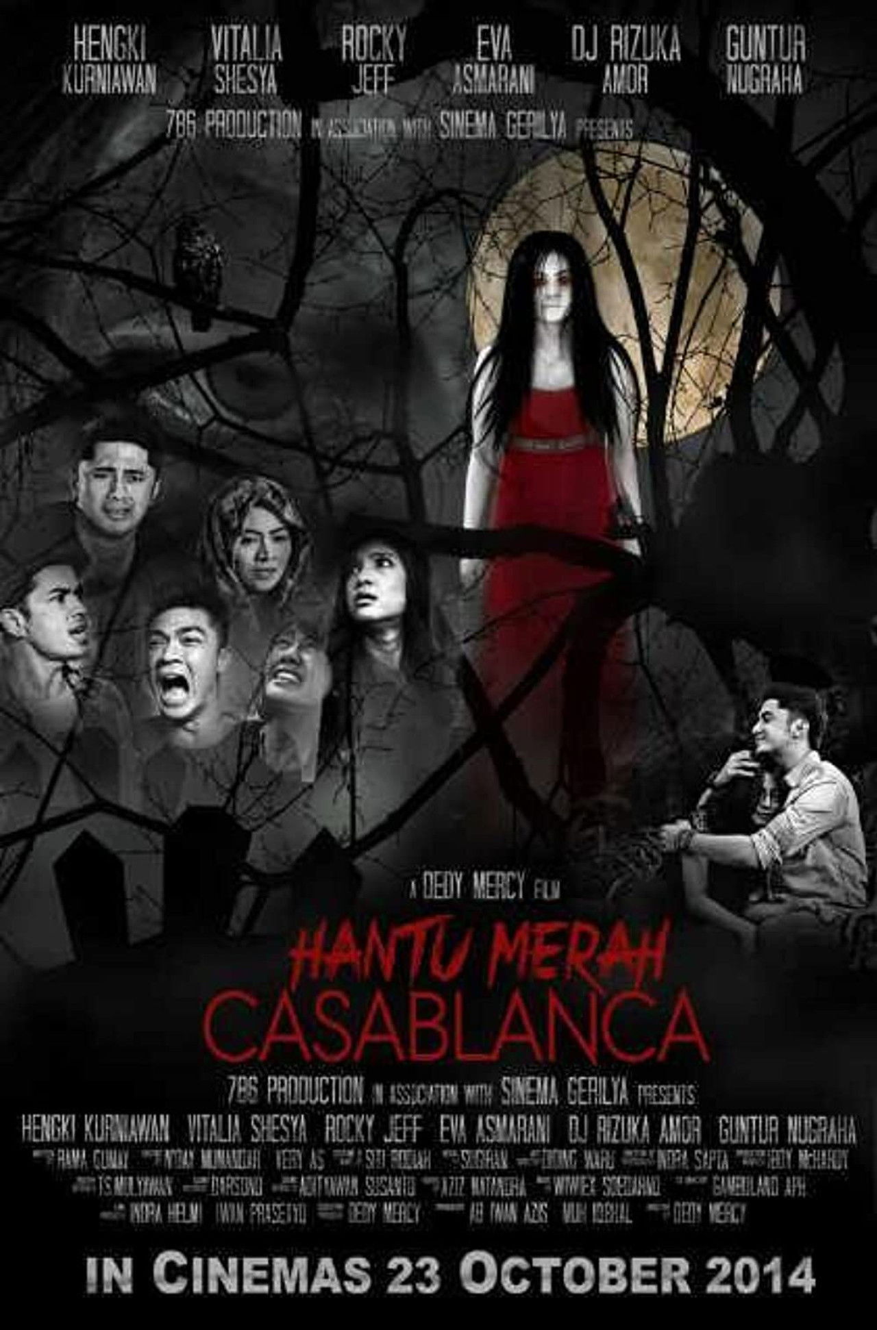 Hantu Merah Casablanca Backdrop