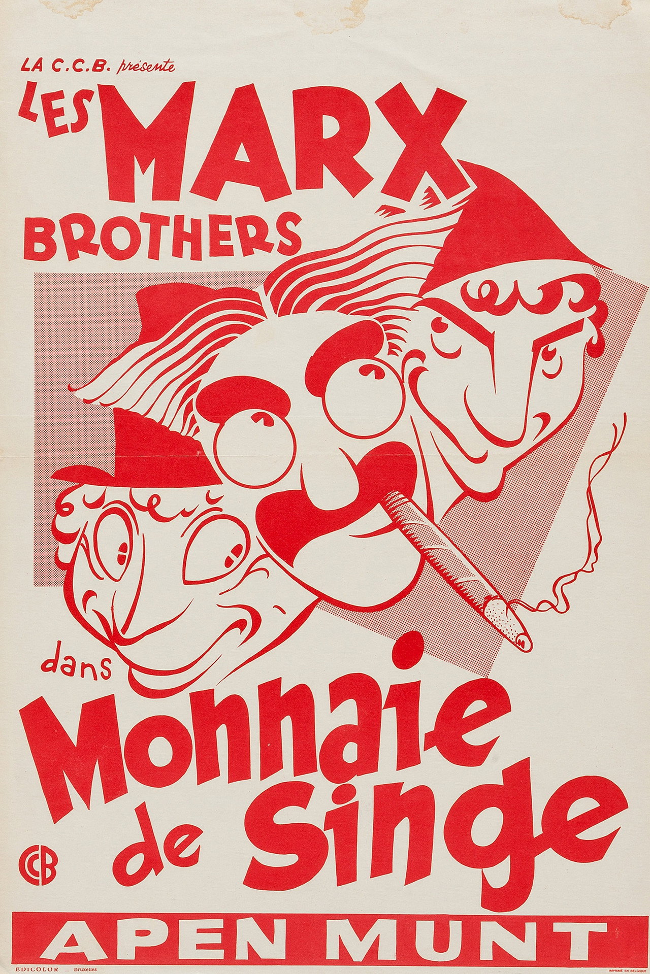 Monnaie de singe poster