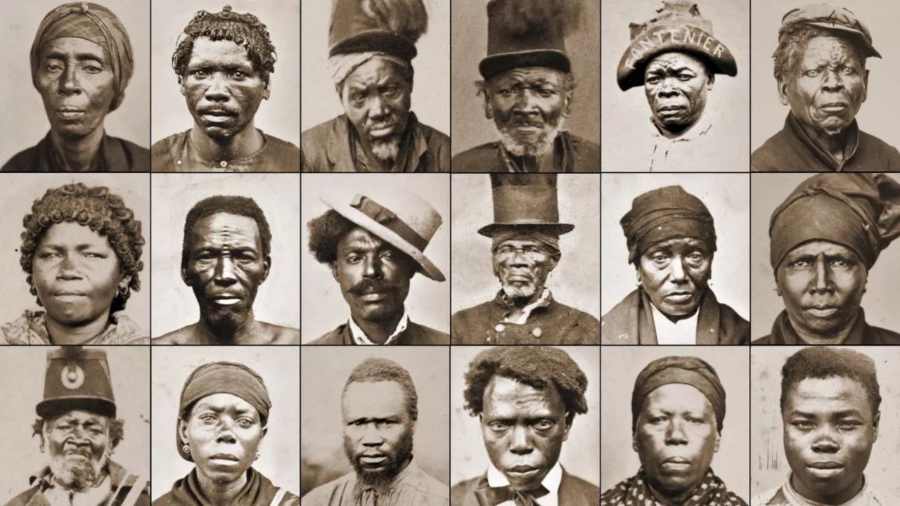 Aux origines, l'esclavage backdrop