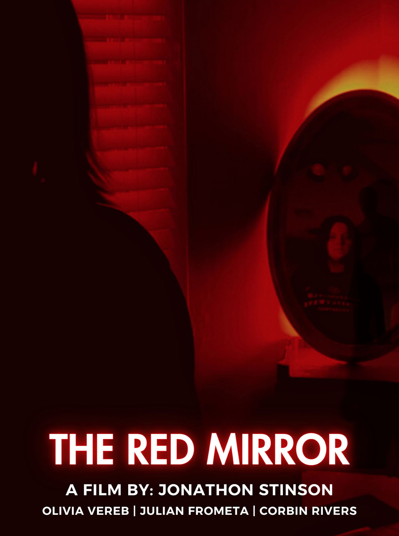 The Red Mirror Backdrop