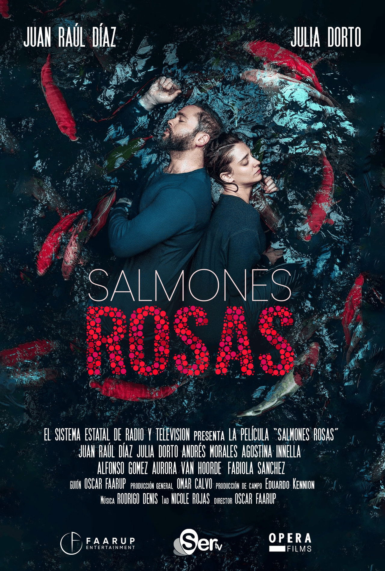 Salmones Rosas Backdrop