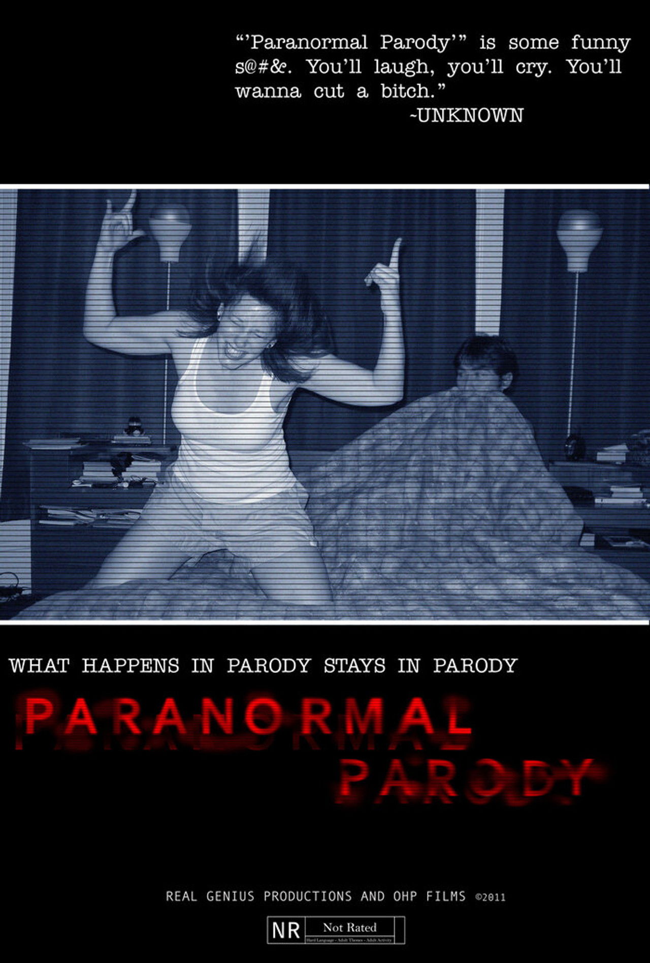 Paranormal Parody Backdrop