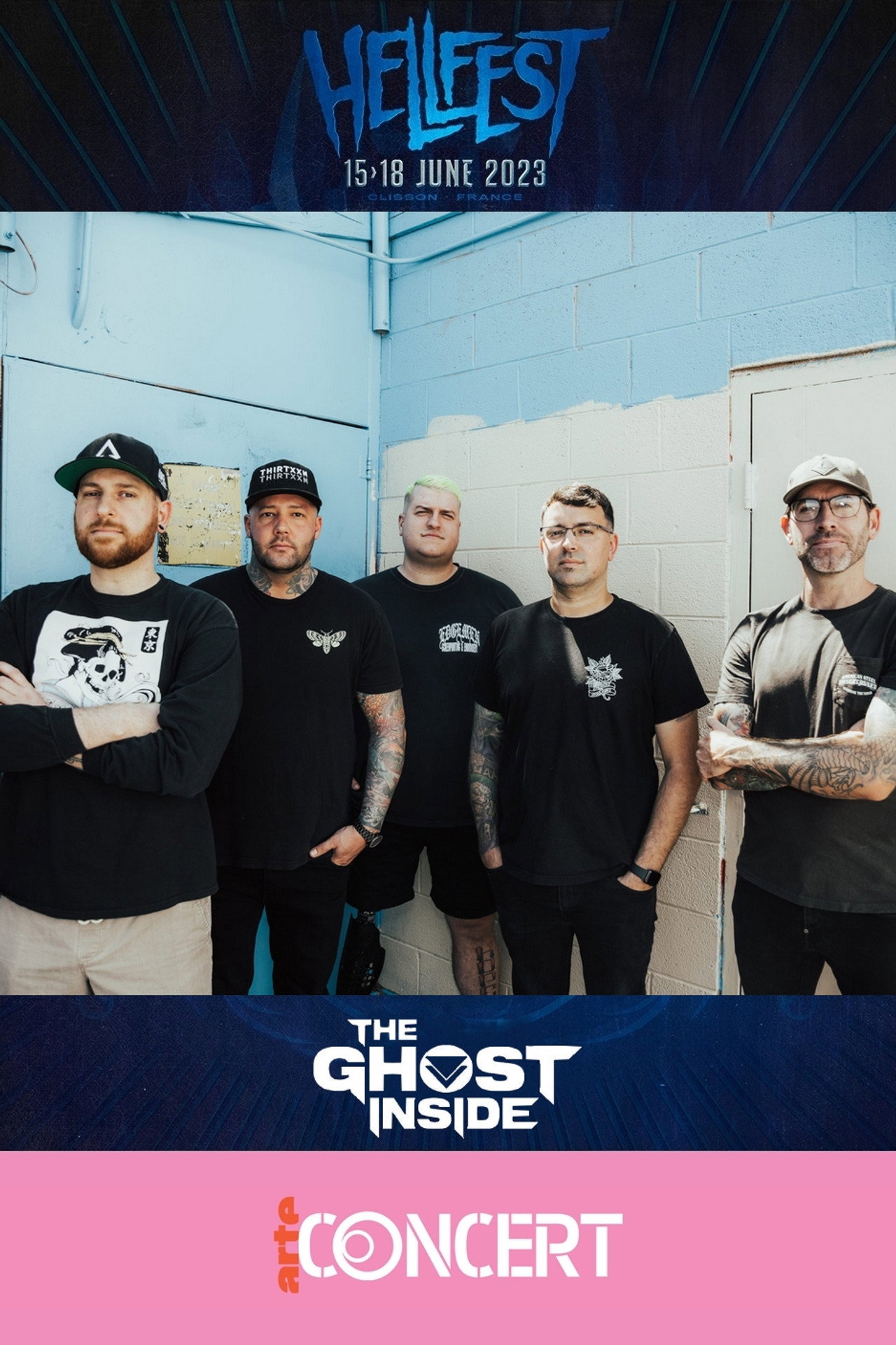 The Ghost Inside - Hellfest 2023 filmaffisch