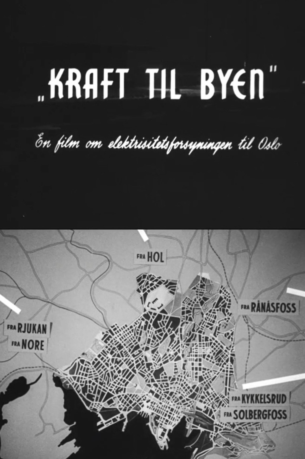 Oslofilm: Kraft til byen filmaffisch