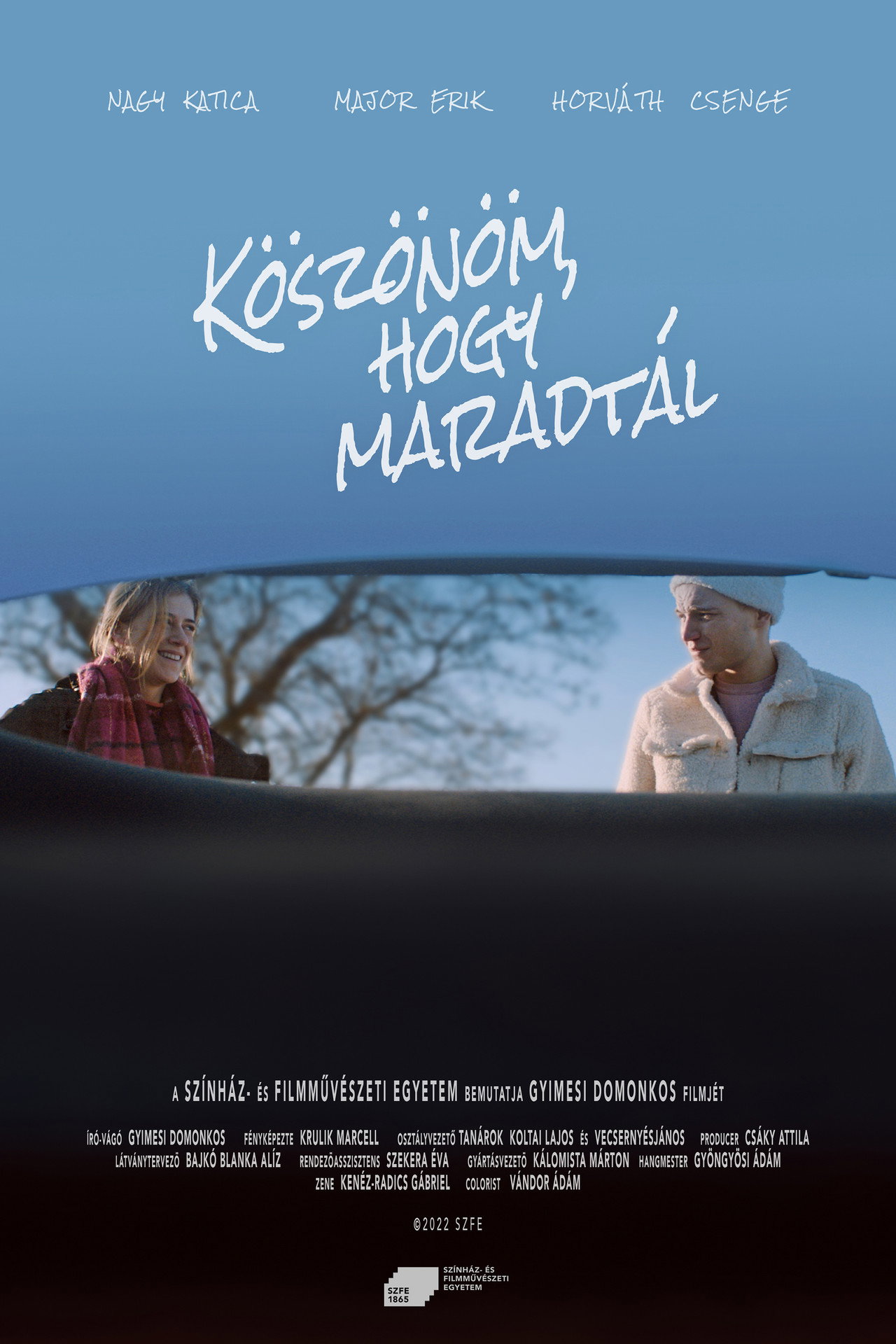 Köszönöm, hogy maradtál filmaffisch