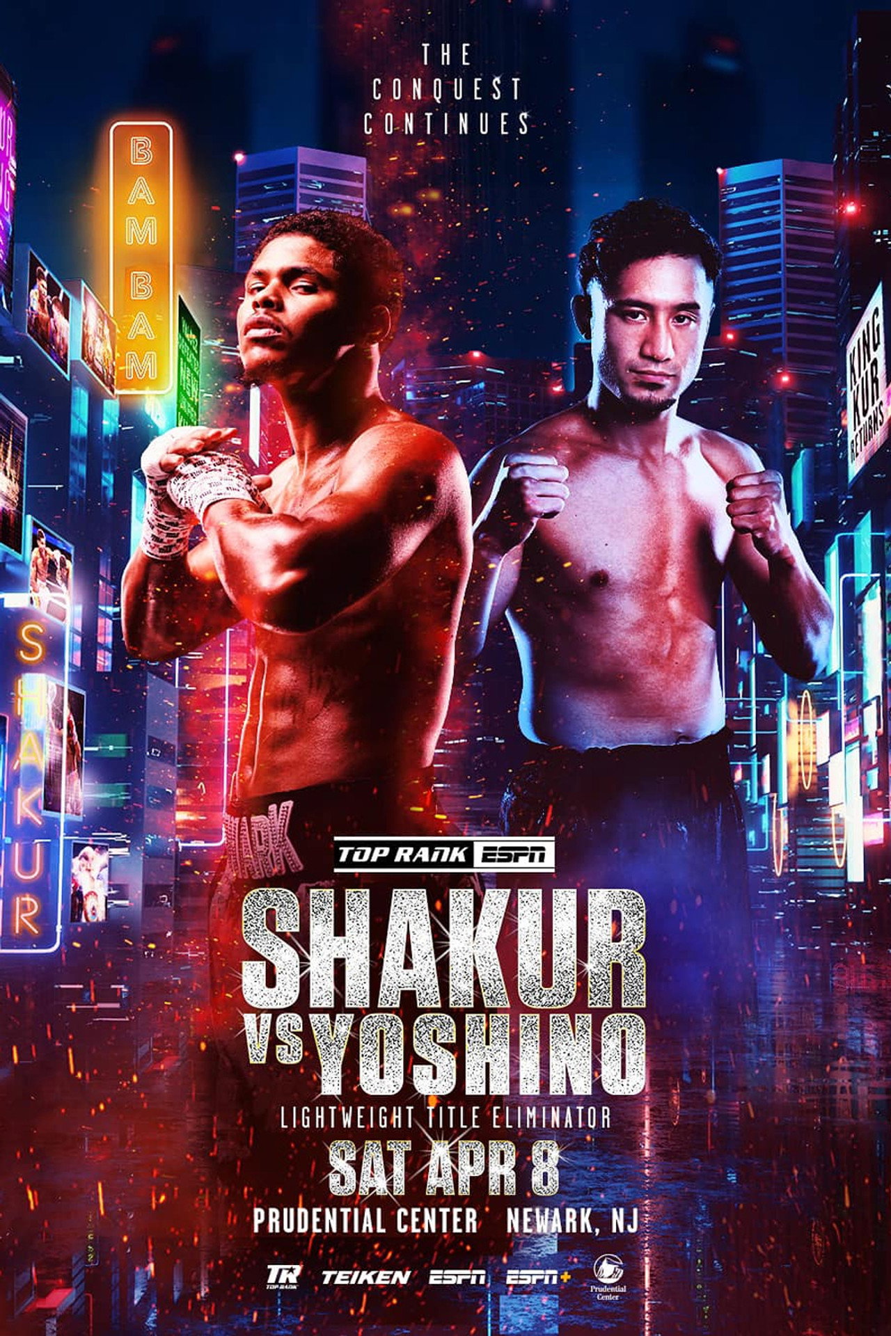 Shakur Stevenson vs. Shuichiro Yoshino filmaffisch
