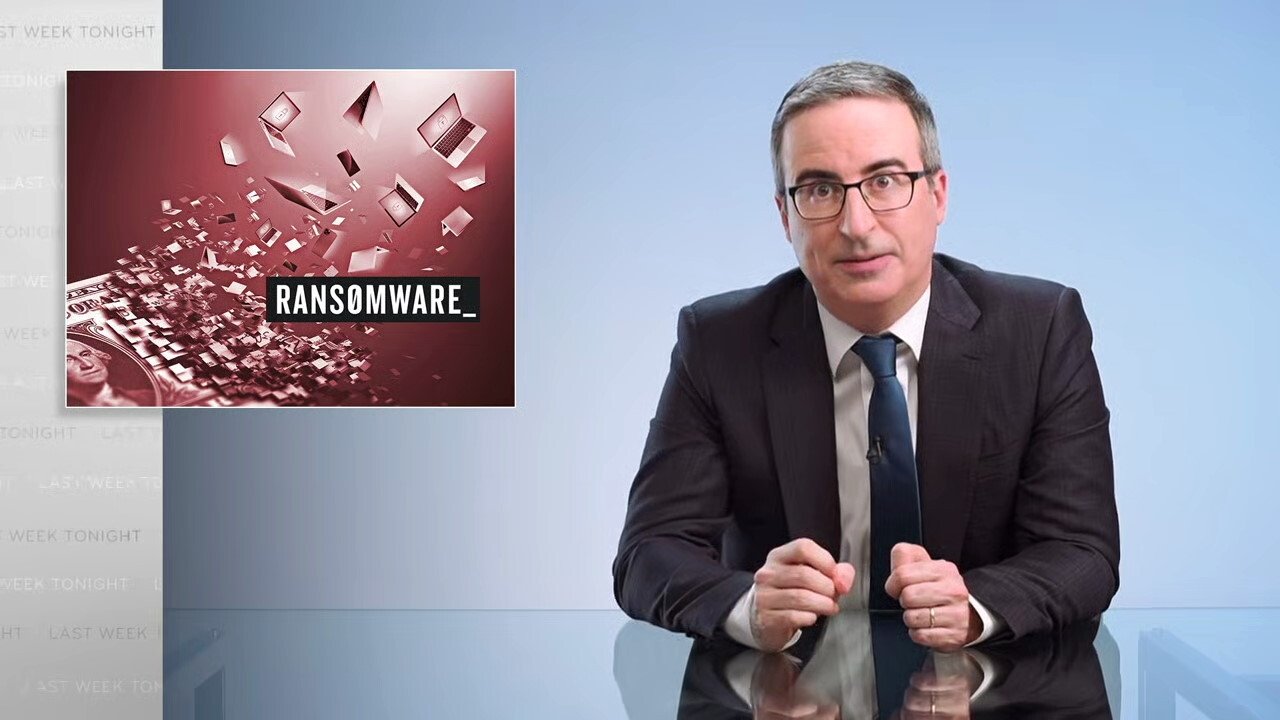 Last Week Tonight with John Oliver - Season 8 Episode 21 : Episode 230: Ransomware