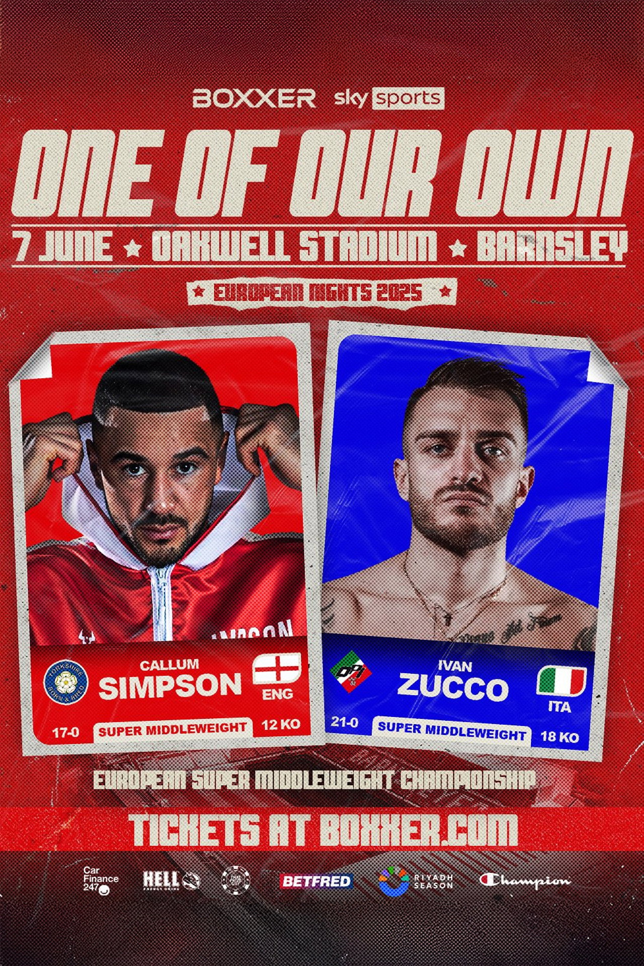 Callum Simpson vs. Ivan Zucco filmaffisch