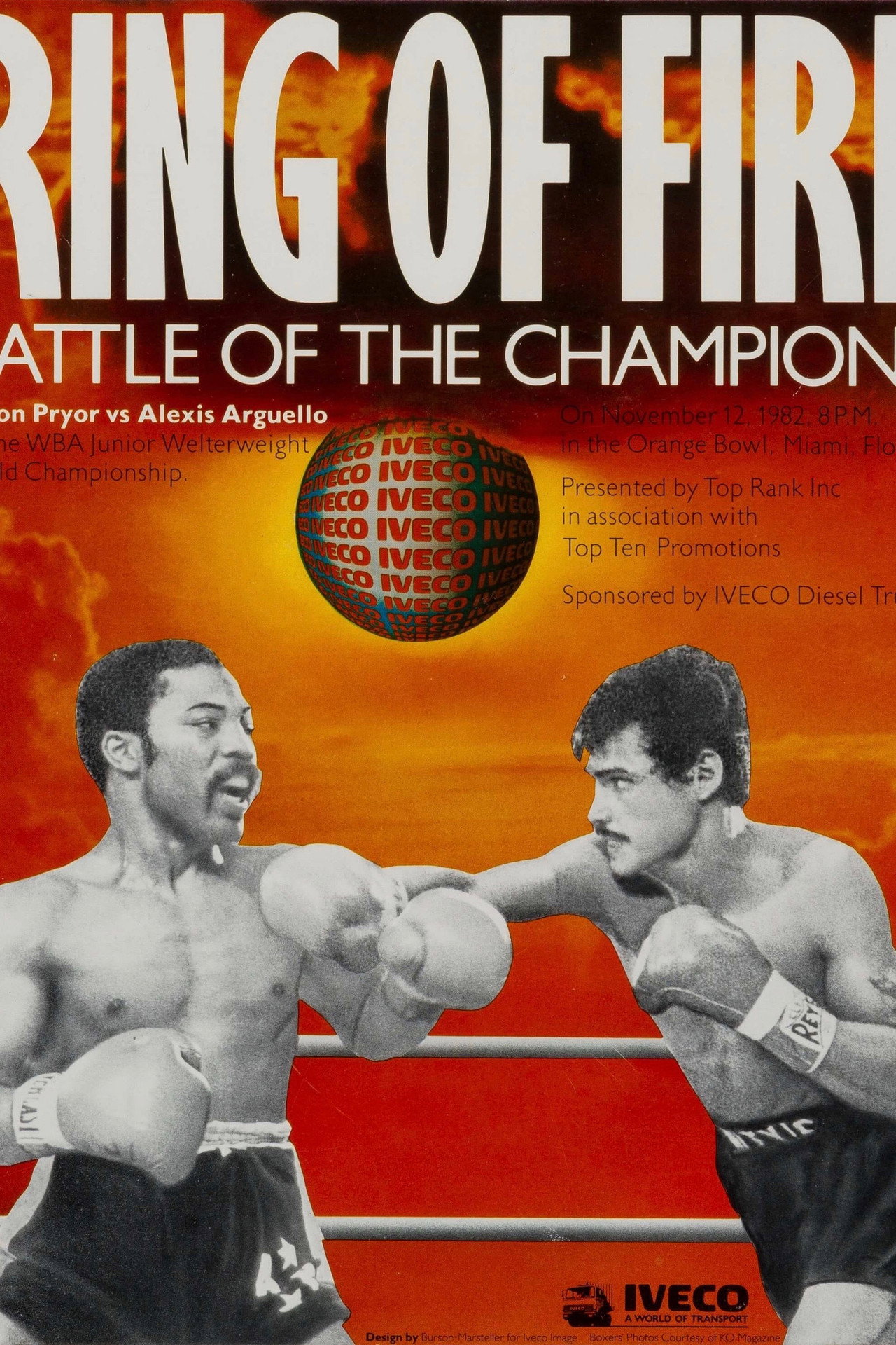 Aaron Pryor vs. Alexis Arguello I filmaffisch
