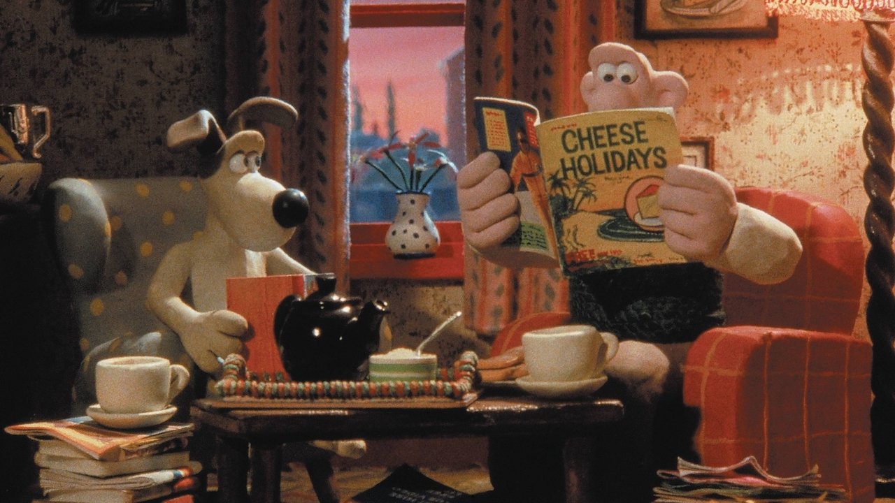 Scen från Wallace & Gromit  En riktig heldag