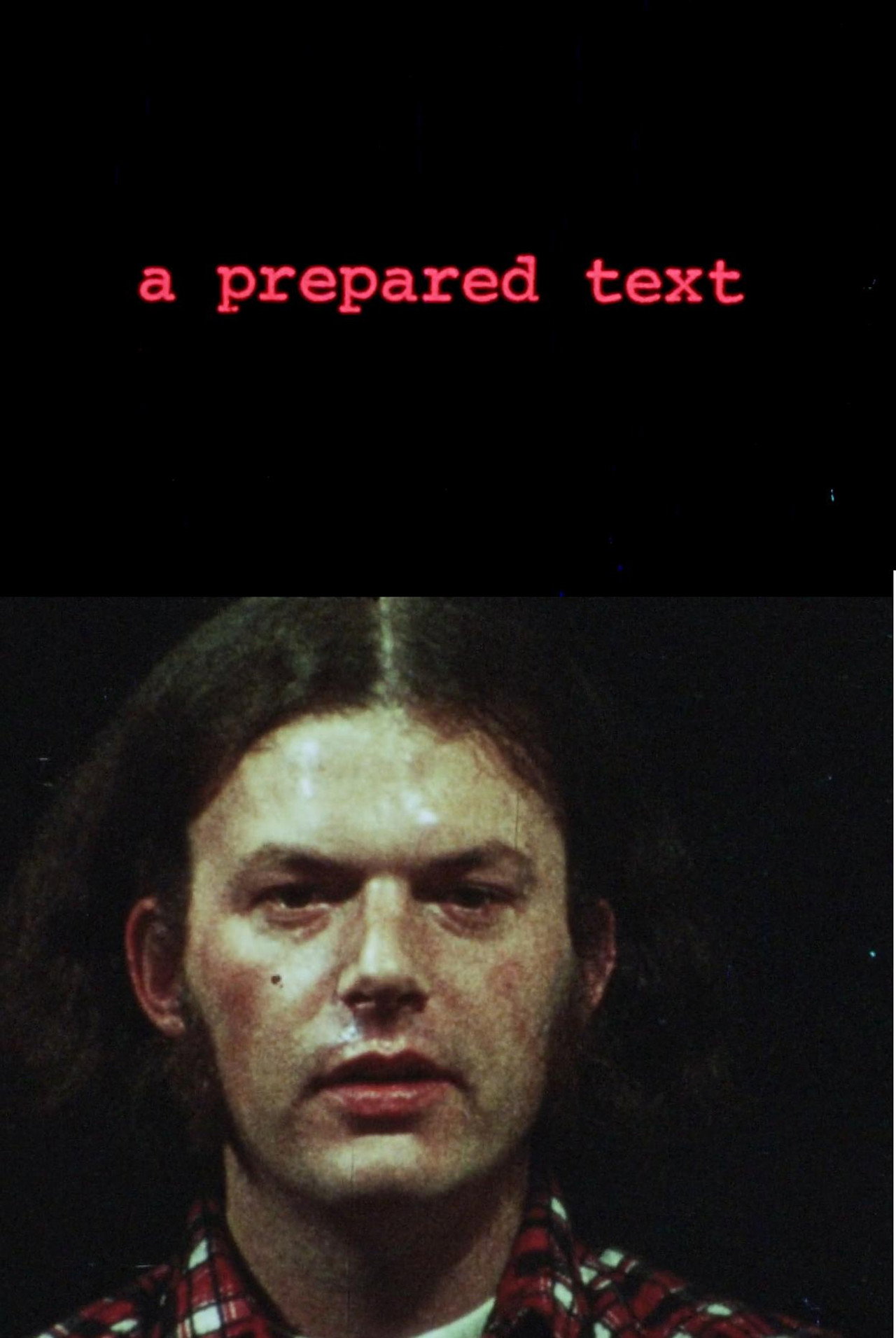 A Prepared Text filmaffisch