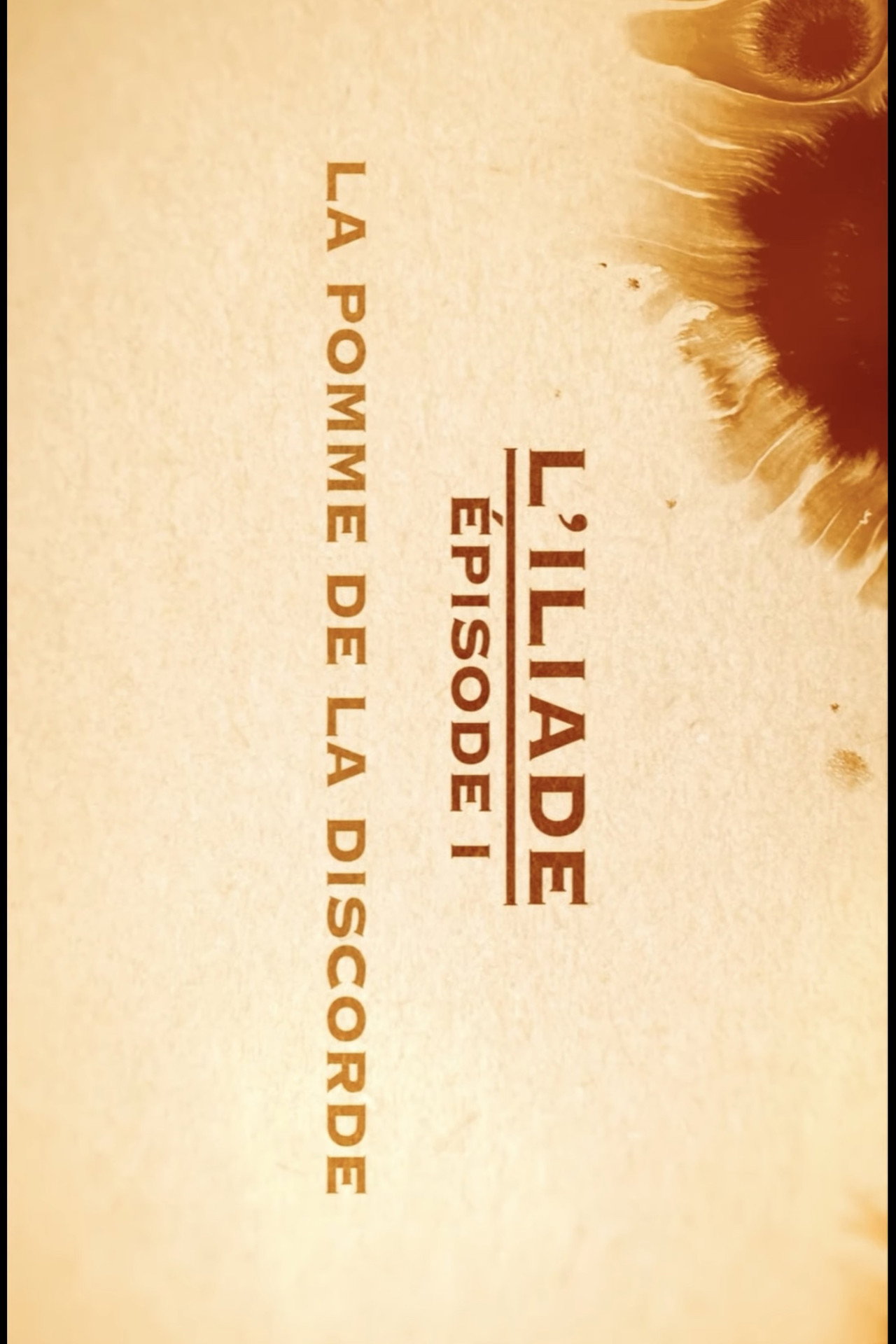 La pomme de la discorde - L'Iliade Épisode 1 - Les grands mythes filmaffisch