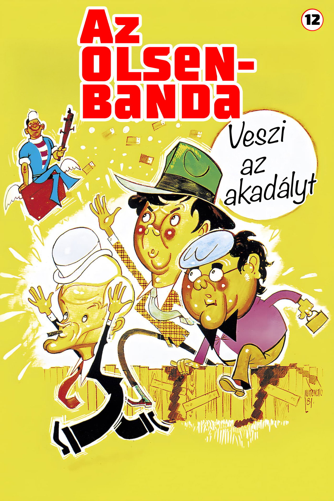 Az Olsen-banda veszi az akadályt – plakát 6
