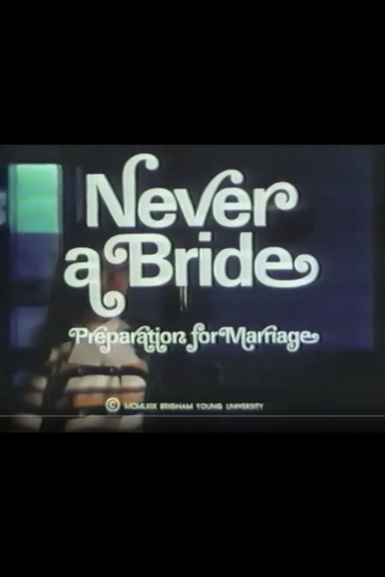 Never the Bride Backdrop