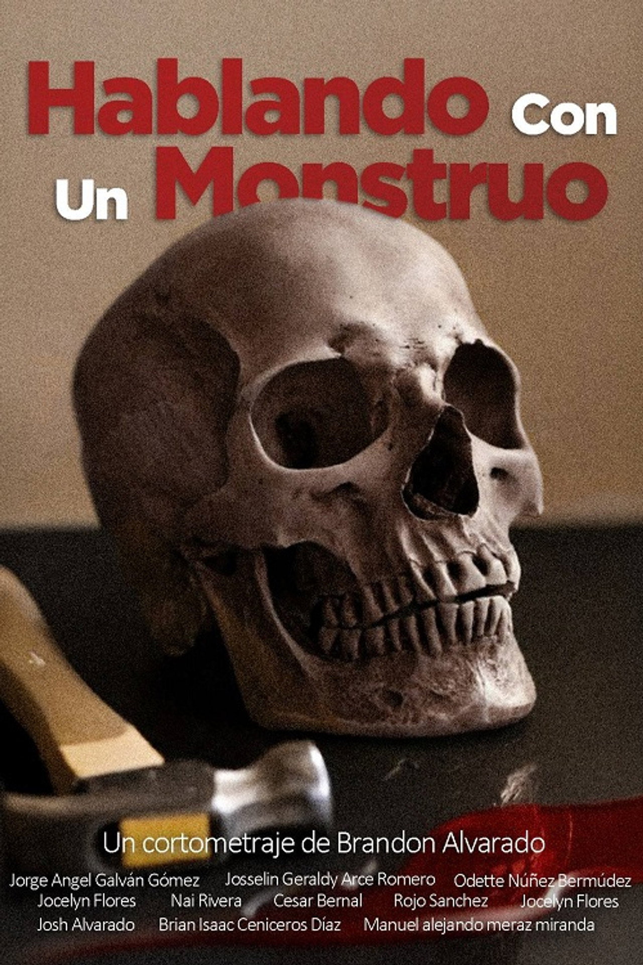 Hablando con un monstruo filmaffisch