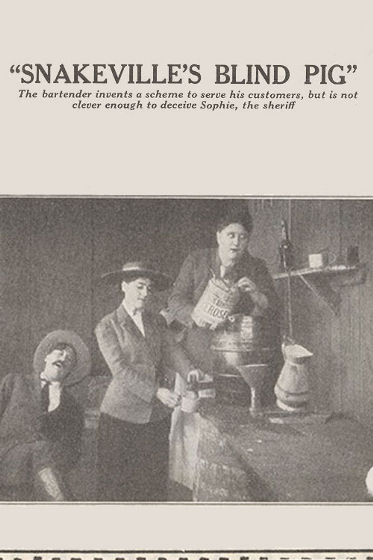 Snakeville's Blind Pig Backdrop