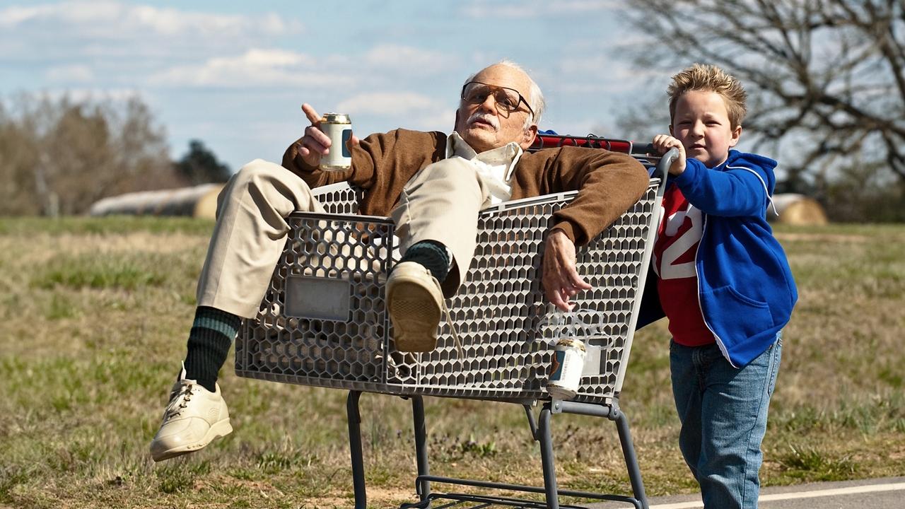 Scen från Jackass - Bad Grandpa