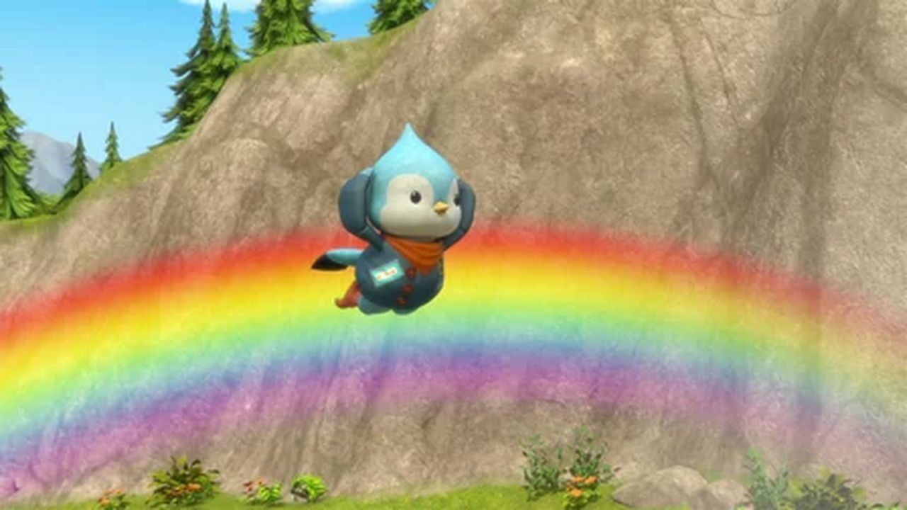 Les enquêtes de Toby et Teri — L'affaire du rocher parlant / L'affaire de l'arc-en-ciel fait maison