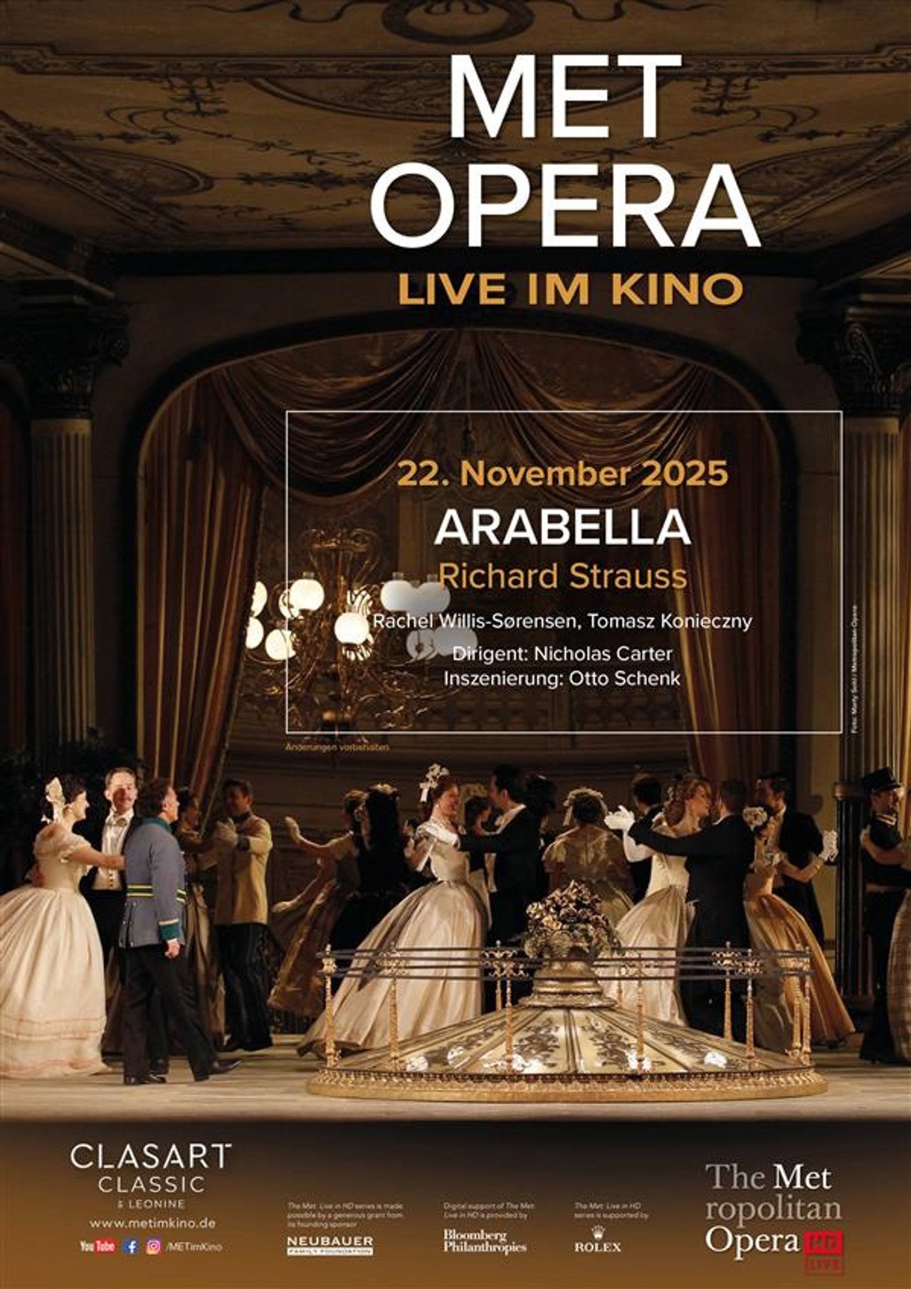 The Metropolitan Opera: Arabella filmaffisch