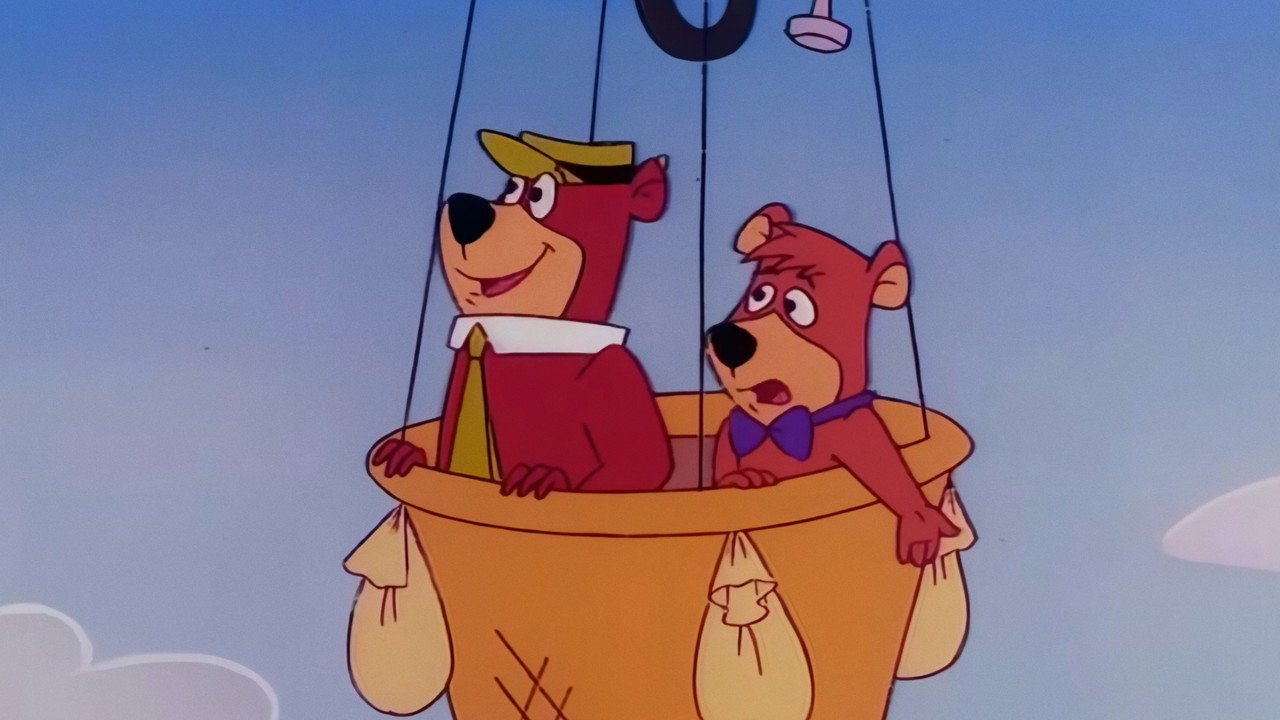 Yogi the Easter Bear backdrop